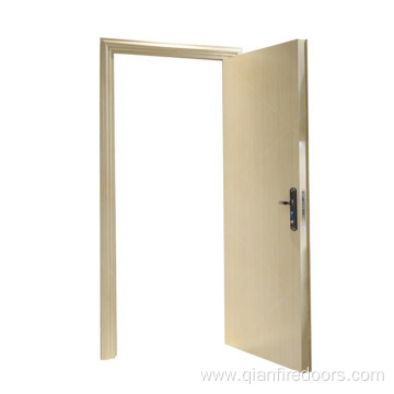 wooden fire interior double door fire door